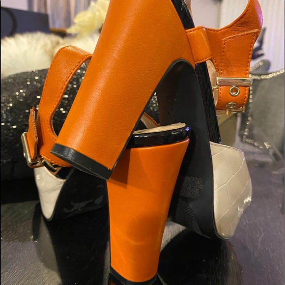 Brand New ✨Leather Sandal High Heels ✨ Brand “ Joy&Peace” ✨Size 6.5 - Picture 9 of 16